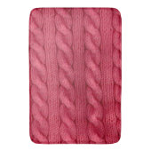 編み物ケーブル バスマット (正面縦)