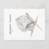 編み物コージーウォームウィッシュ ポストカード (正面)