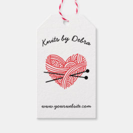 編み物ショップ・ヤーン/ファイバーアーティストハンドメイド ギフトタグ