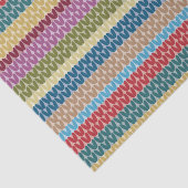 編み物ステッチストライプ  薄葉紙 (詳細)