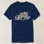 編み物タコ Tシャツ (デザイン正面)