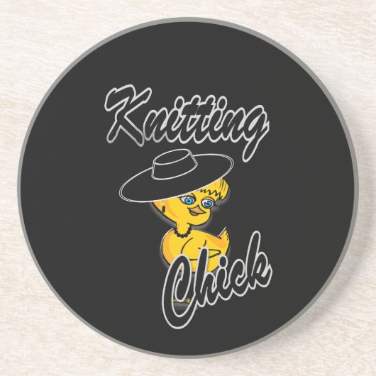 編み物チック#4 コースター (正面)