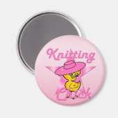 編み物チック#8 マグネット (正面/裏面)