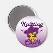 編み物チック#9 マグネット (正面/裏面)