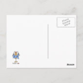 編み物ナットTシャツとギフト ポストカード (裏面)