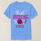 編み物ニッター最高のマ編み物ママ Tシャツ (デザイン正面)