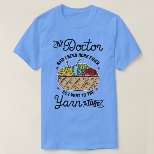 編み物ニットギフト Tシャツ (デザイン正面)