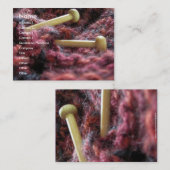 ©編み物ニットヤーン 名刺 (正面/裏面)