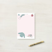 編み物ノート ポストイット (デスク上)