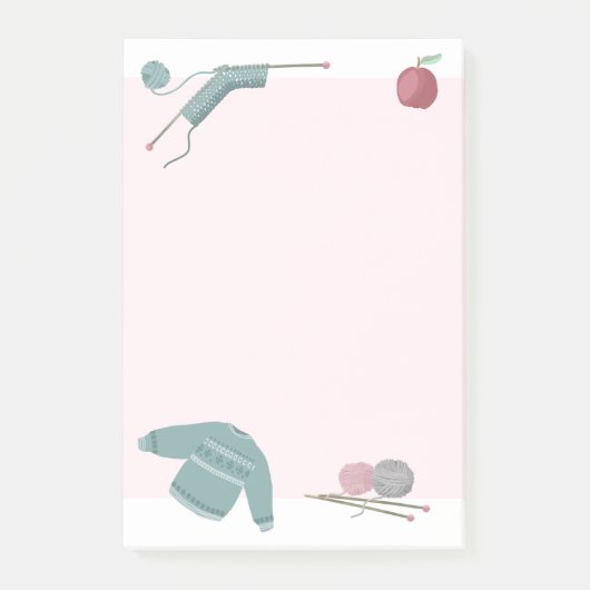 編み物ノート ポストイット (正面)