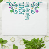 編み物ハッピープレース キッチンタオル (折り畳み)