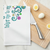 編み物ハッピープレース キッチンタオル (四つ折り)