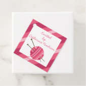 編み物パーソナライズされた糸ギフト又はメッセージカード フェイバータグ (インサイチュ)