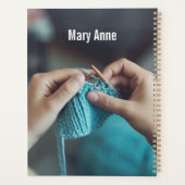 編み物パーソナライズされた プランナー手帳 (裏面)