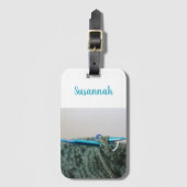 編み物パーソナライズされた ラゲッジタグ (正面縦)