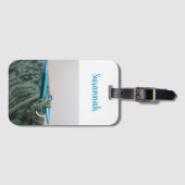 編み物パーソナライズされた ラゲッジタグ (正面横)