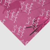 編み物ビジネスサンキューメッセージピンク 薄葉紙 (詳細)