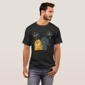 編み物ママ 猫を平手打ち かぎ針編み Tシャツ (正面フル)