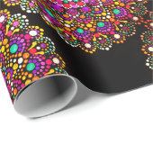 編み物マンダララッピング紙 ラッピングペーパー (ロールコーナー)