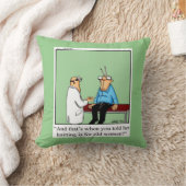 編み物ユーモア枕ギフト クッション (ブランケット)