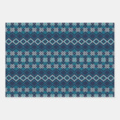 編み物ラッピング紙セット3 ラッピングペーパーシート (正面2)