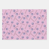 編み物ラブラッピング紙セット3 ラッピングペーパーシート (正面2)