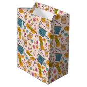 編み物ラブ ミディアムペーパーバッグ (裏面アングル)