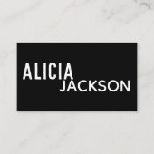 編み物レッドオレンジブラックヤパーソナライズされたーン 名刺 (正面)