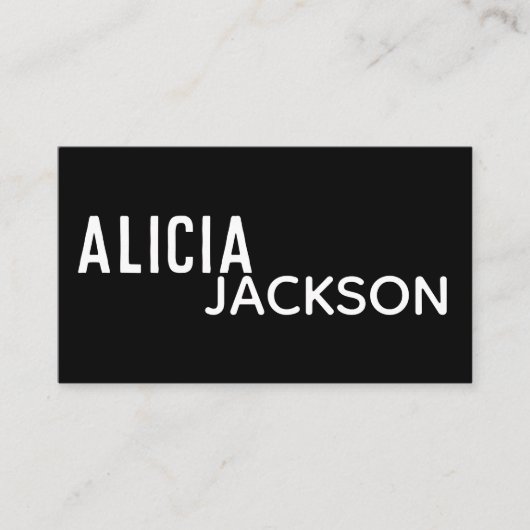 編み物レッドオレンジブラックヤパーソナライズされたーン 名刺 (正面)