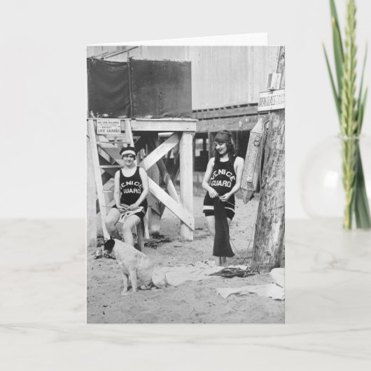 編み物ヴェネツィア・ライフガード、1900年代初期 カード (正面)