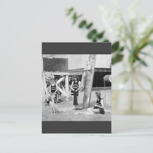 編み物ヴェネツィア・ライフガード、1900年代初期 ポストカード (スタンド正面)