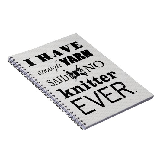 編み物不十分なヤーンクラフトアイディアノート ノートブック (右側)