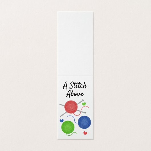 編み物付き/愛 名刺 (外部フラット)