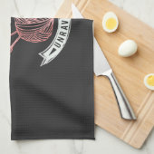 編み物保私の解除ノベルティ キッチンタオル (四つ折り)