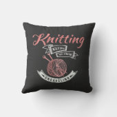 編み物保私の解除ノベルティ クッション (裏面)