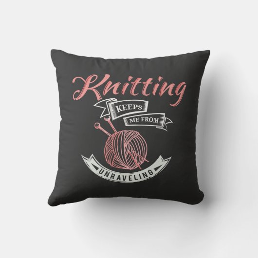 編み物保私の解除ノベルティ クッション (裏面)