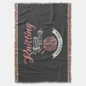 編み物保私の解除ノベルティ スローブランケット (正面縦)