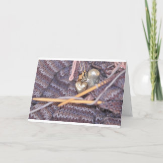 編み物写真 カード