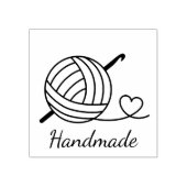 編み物割毛糸ハンドメイド ラバースタンプ (インプリント)