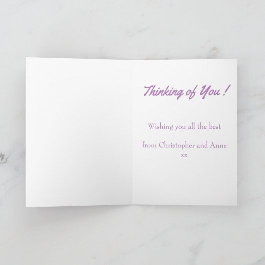 編み物勇気付けられるカード カード (内部)