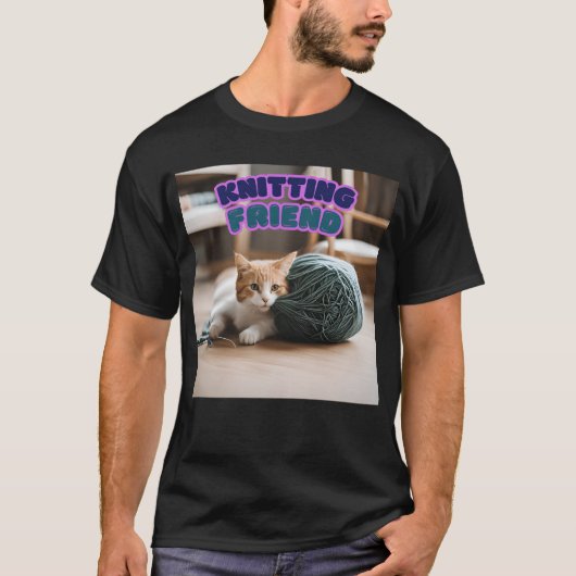 編み物友達 Tシャツ (正面)