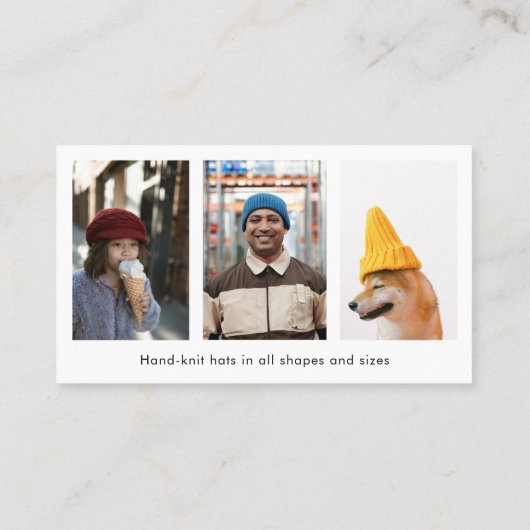 編み物名刺 名刺 (裏面)