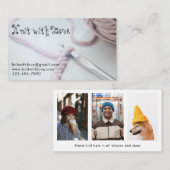 編み物名刺 名刺 (正面/裏面)