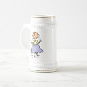 編み物大好き ビールジョッキ (正面左)