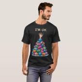編み物女子 ニット I'M Ok 毛糸 Tシャツ (正面フル)