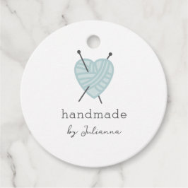 編み物小規模企業ラベル フェイバータグ