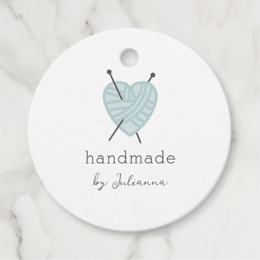 編み物小規模企業ラベル フェイバータグ (正面)