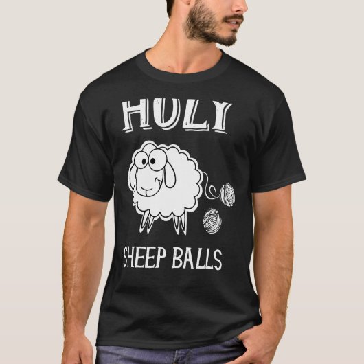 編み物引用文編み羊おもしろい羊毛用 Tシャツ (正面)