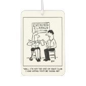 編み物成人教育夕べクラスナイトクラブ カーエアーフレッシュナー (正面)