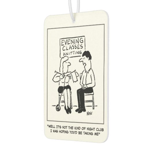 編み物成人教育夕べクラスナイトクラブ カーエアーフレッシュナー (左)